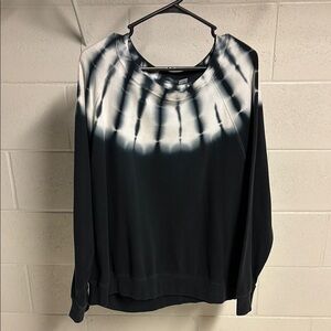 Old Navy, Navy and White Long Sleeve Sweatshirt